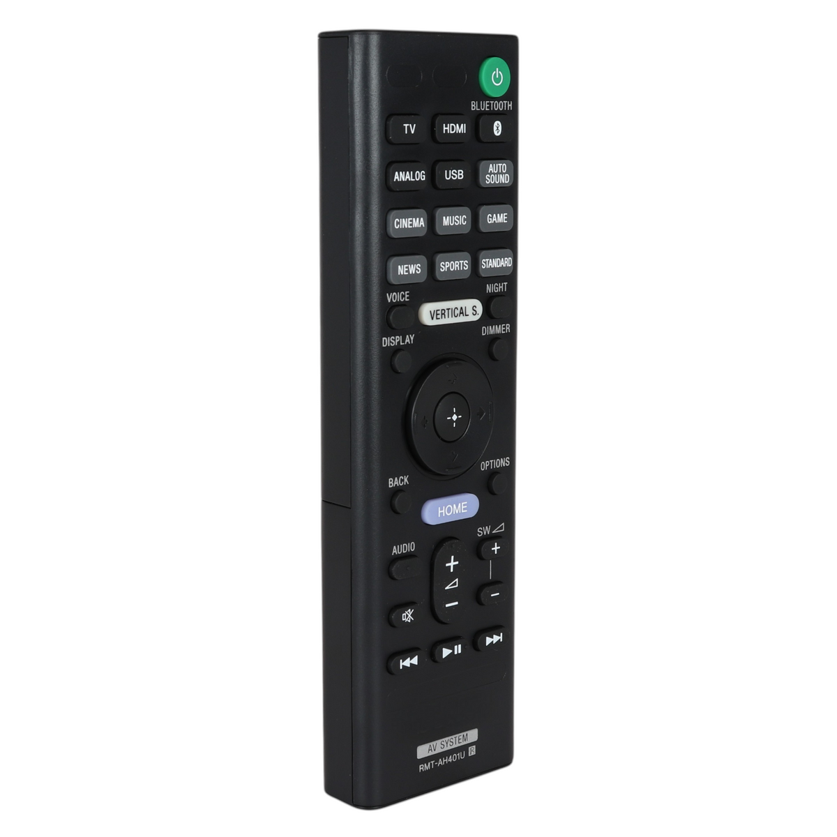Sony RMT-AH401U Sound Bar Remote Control for HTX9000F - 1-493-354-11