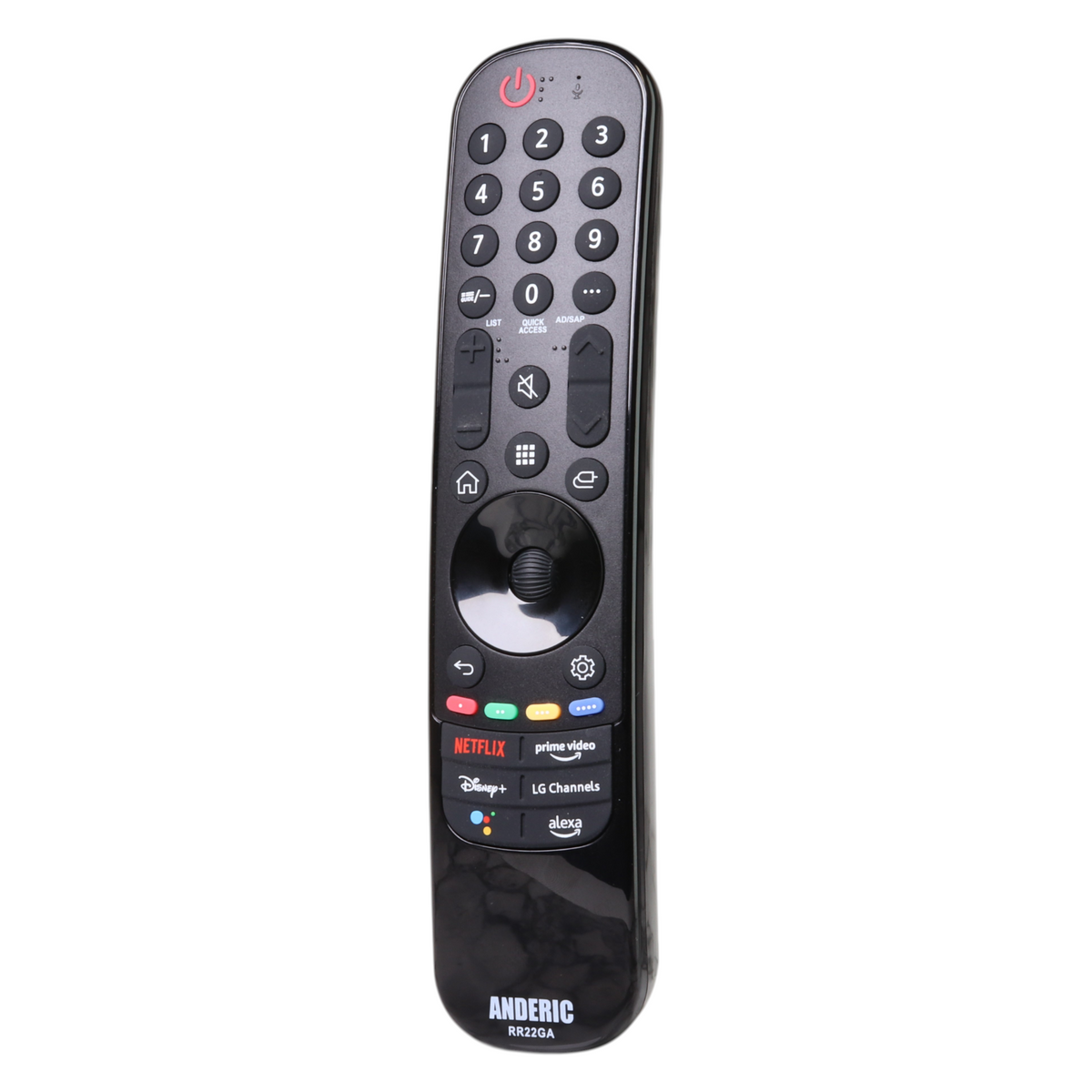 Anderic RR22GA Replacement Magic Remote Control for LG Smart TV | No Voice / Mouse Function | AN-MR22GA, AN-MR21GA