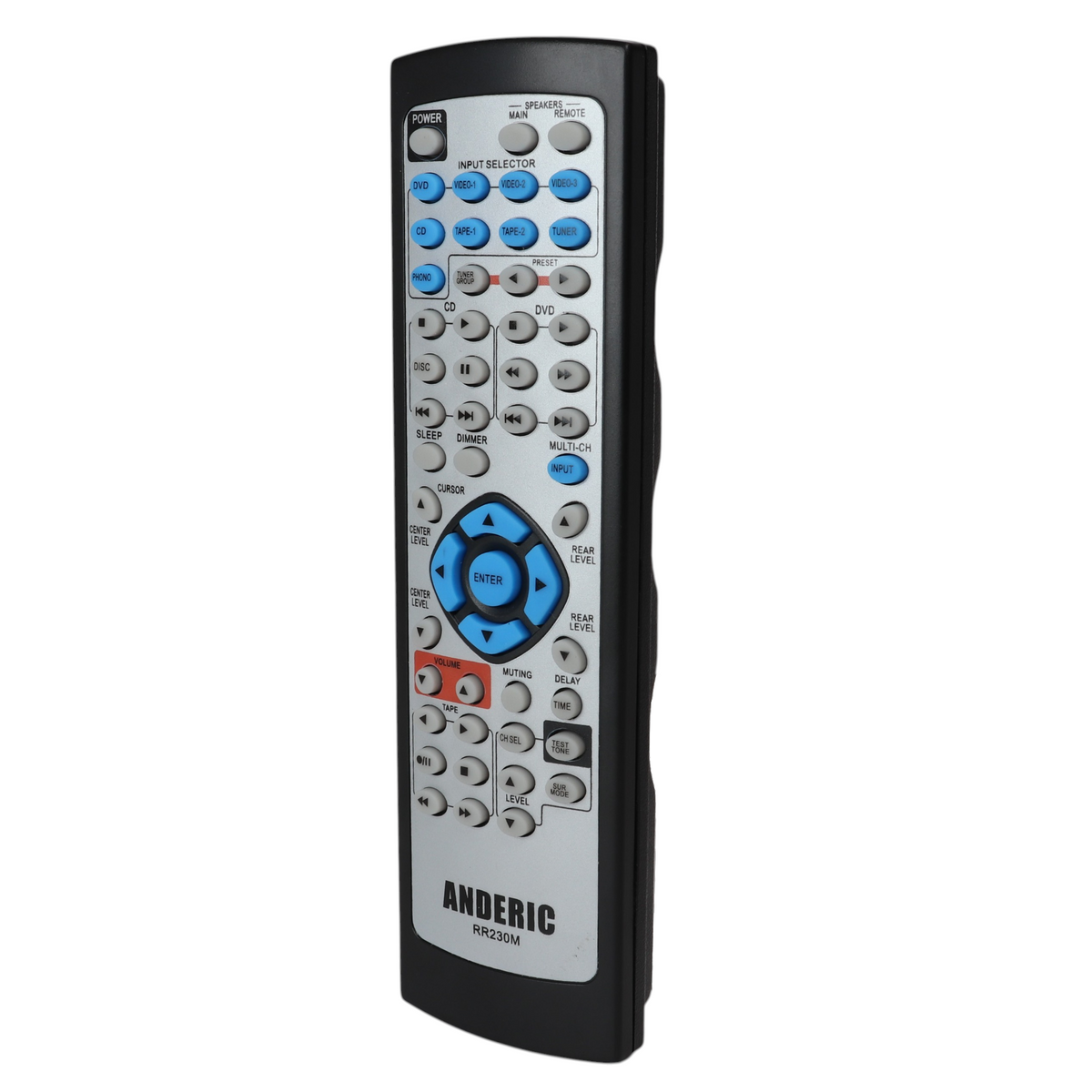 Anderic RR230M Replacement Remote Control for Onkyo & Integra A/V Receiver | No Programming - RC-230M
