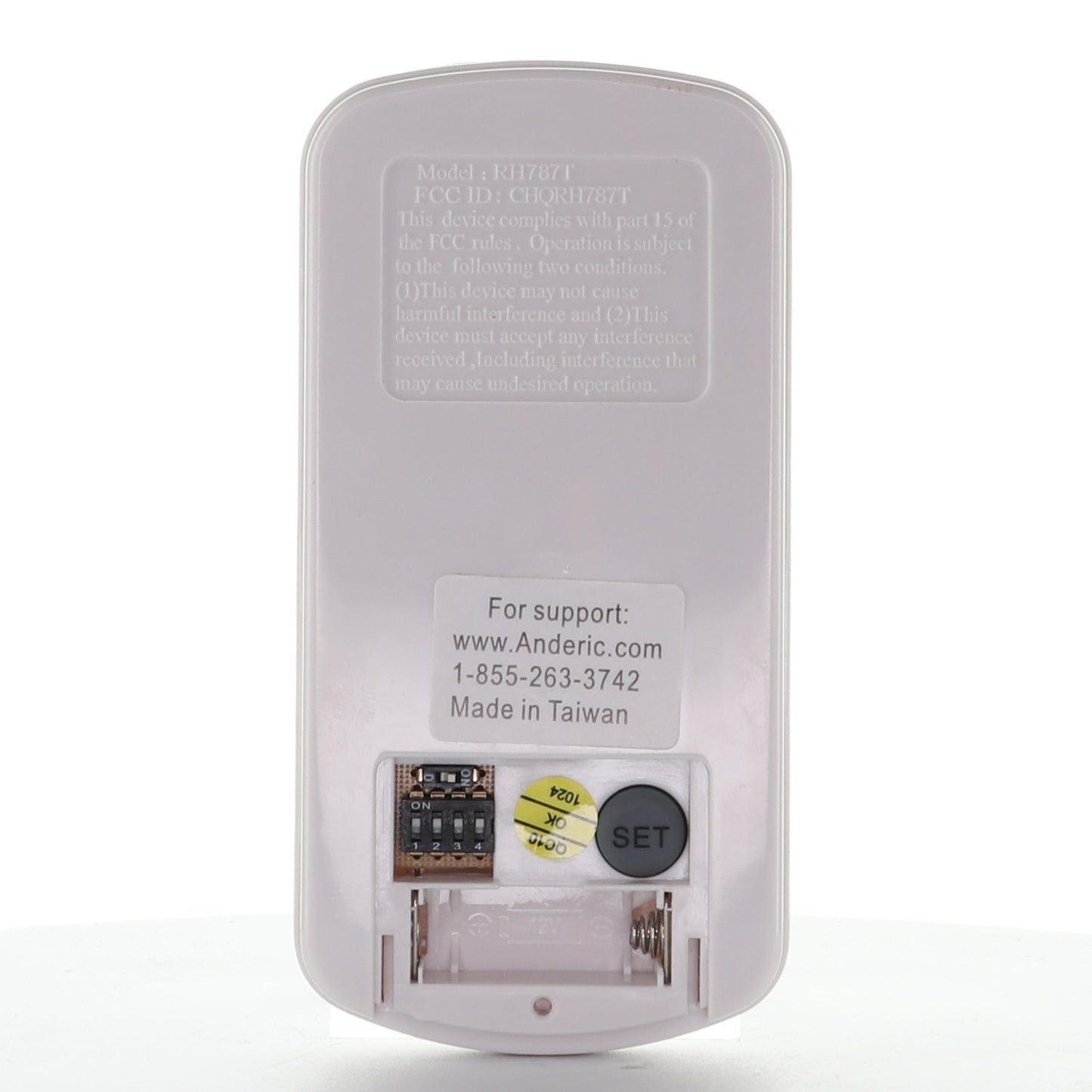 Anderic RR787T Replacement Ceiling Fan Remote Control for Casablanca DC Fans with 6-Speeds | RH787T, UC787T