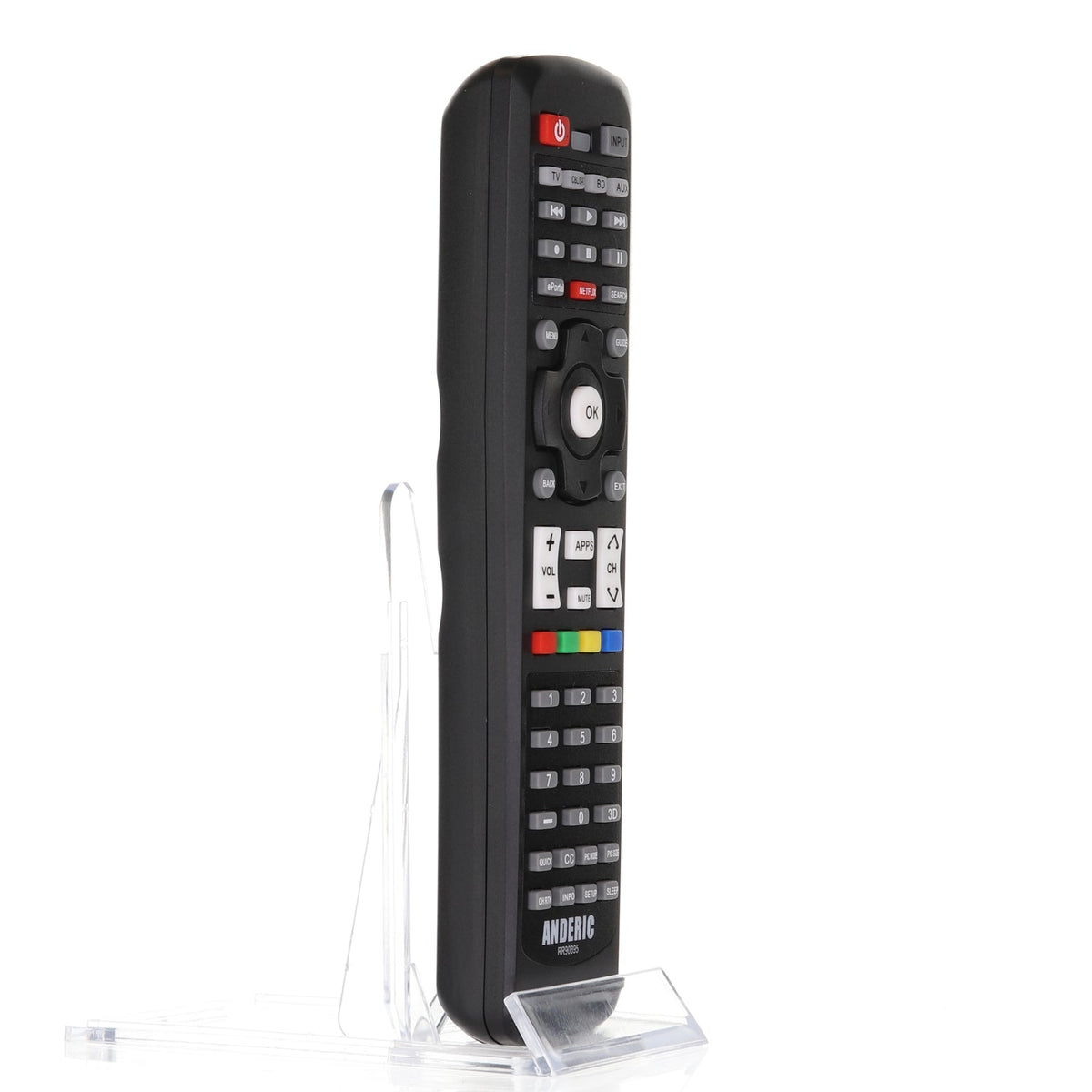 Anderic RR90395 Repalcement Smart TV Remote Control for Toshiba CT-90395 and Others