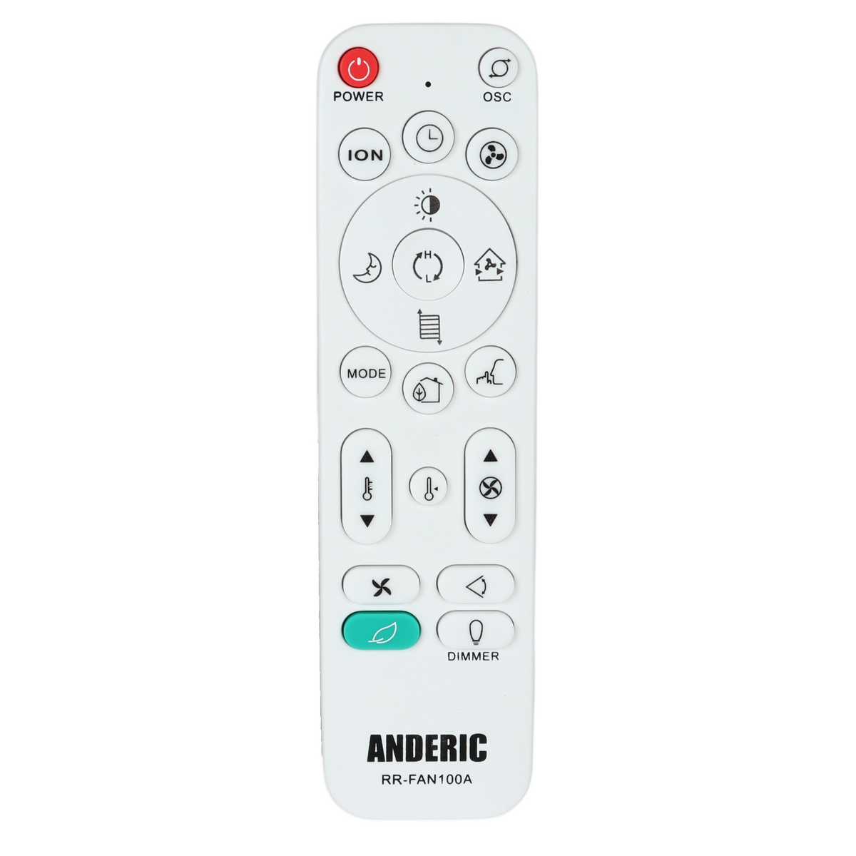 Anderic Universal Space Heaters and Upright Fans Remote Control | Learning | Lasko | DeLonghi - RRFAN100A
