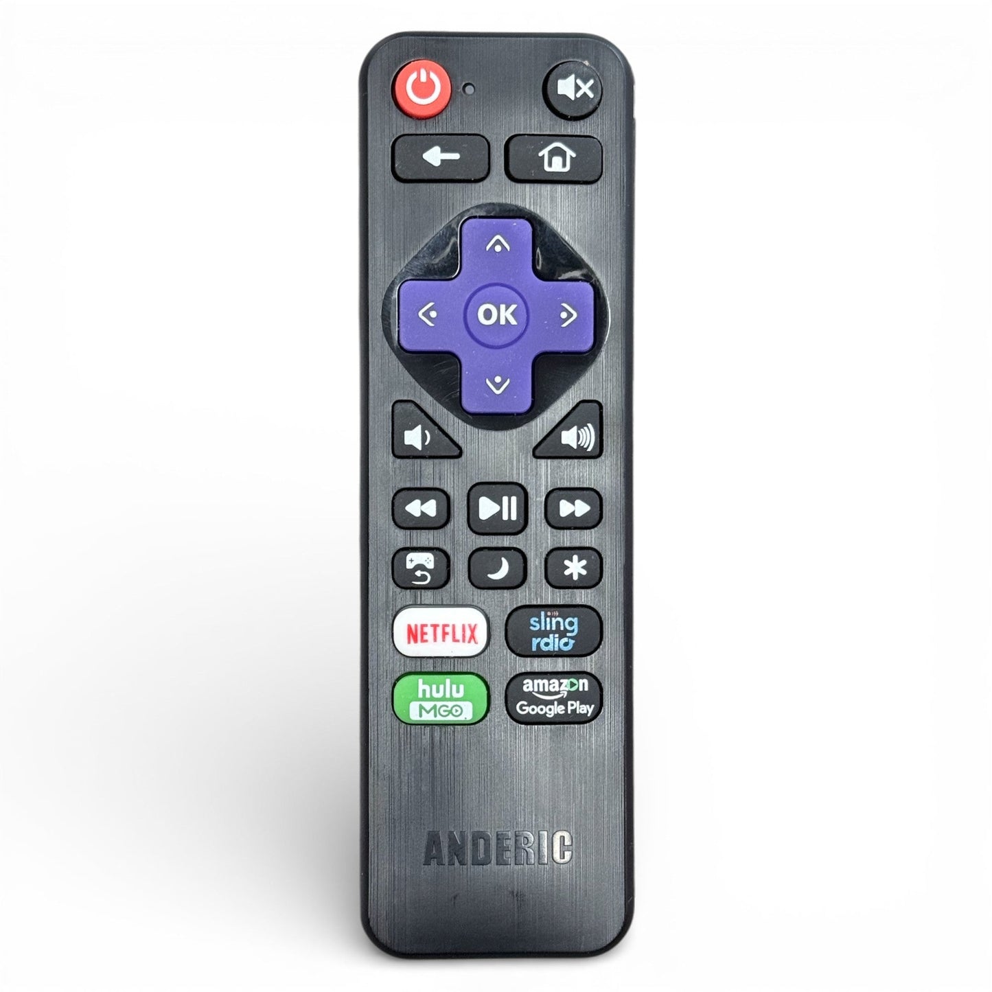 Anderic RRLC16.2 Universal Remote control with Learning for Sharp Roku-Enabled TVs | LC-RCRUS-16