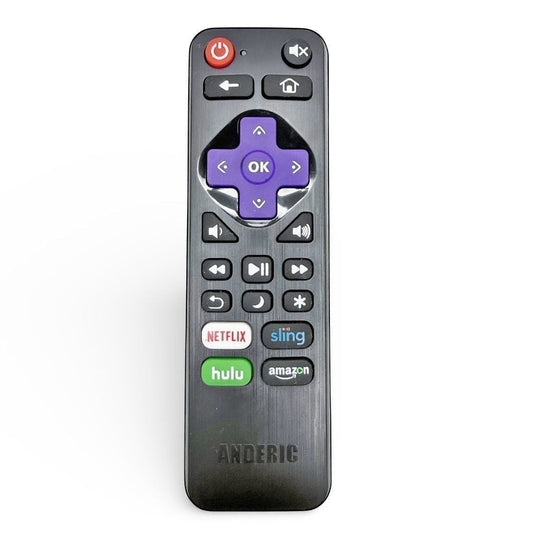 Sharp LC-RCRCA-21 ROKU TV Remote Control | Canada | Netflix | Roku Channel | Google Play | CBS - LCRCRCA21