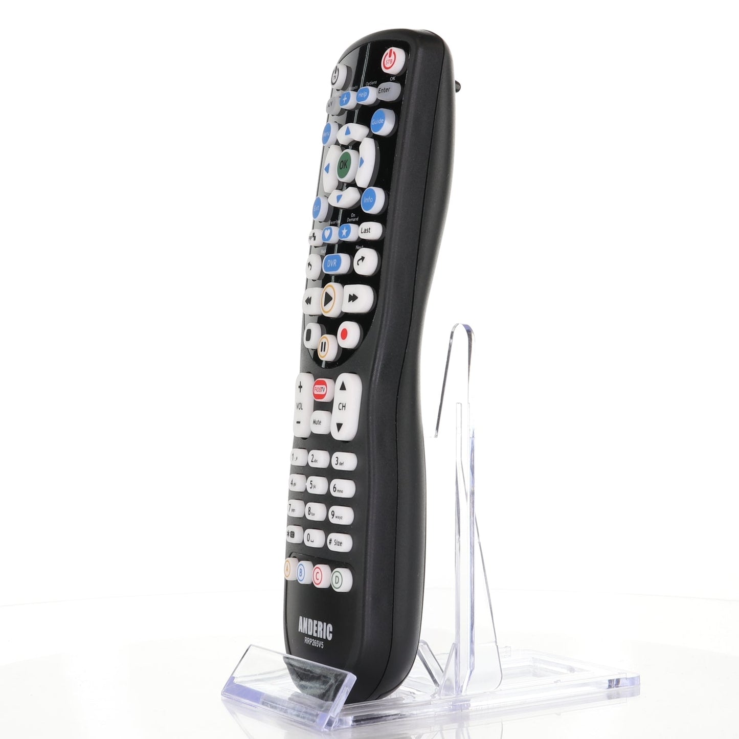 Anderic RRP265V5 Replacement 2-Device Universal Remote Control for Verizon FiOS Cable - P265v5