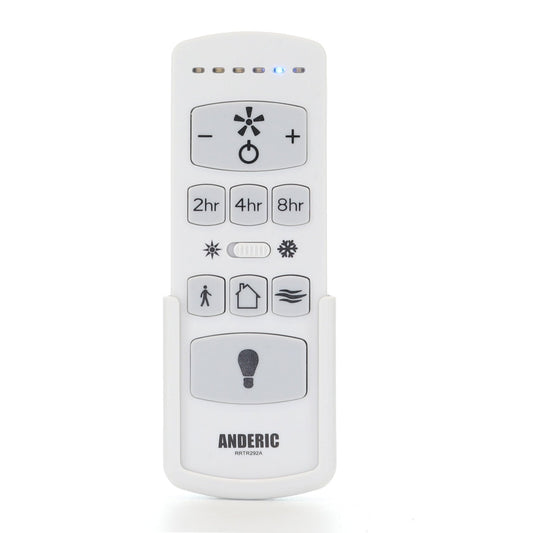 Anderic RRTR292A Replacement Ceiling Fan Remote Control for Harbor Breeze TR292A, TRD050G1M, 2AQZU18053, and KUJCE10612