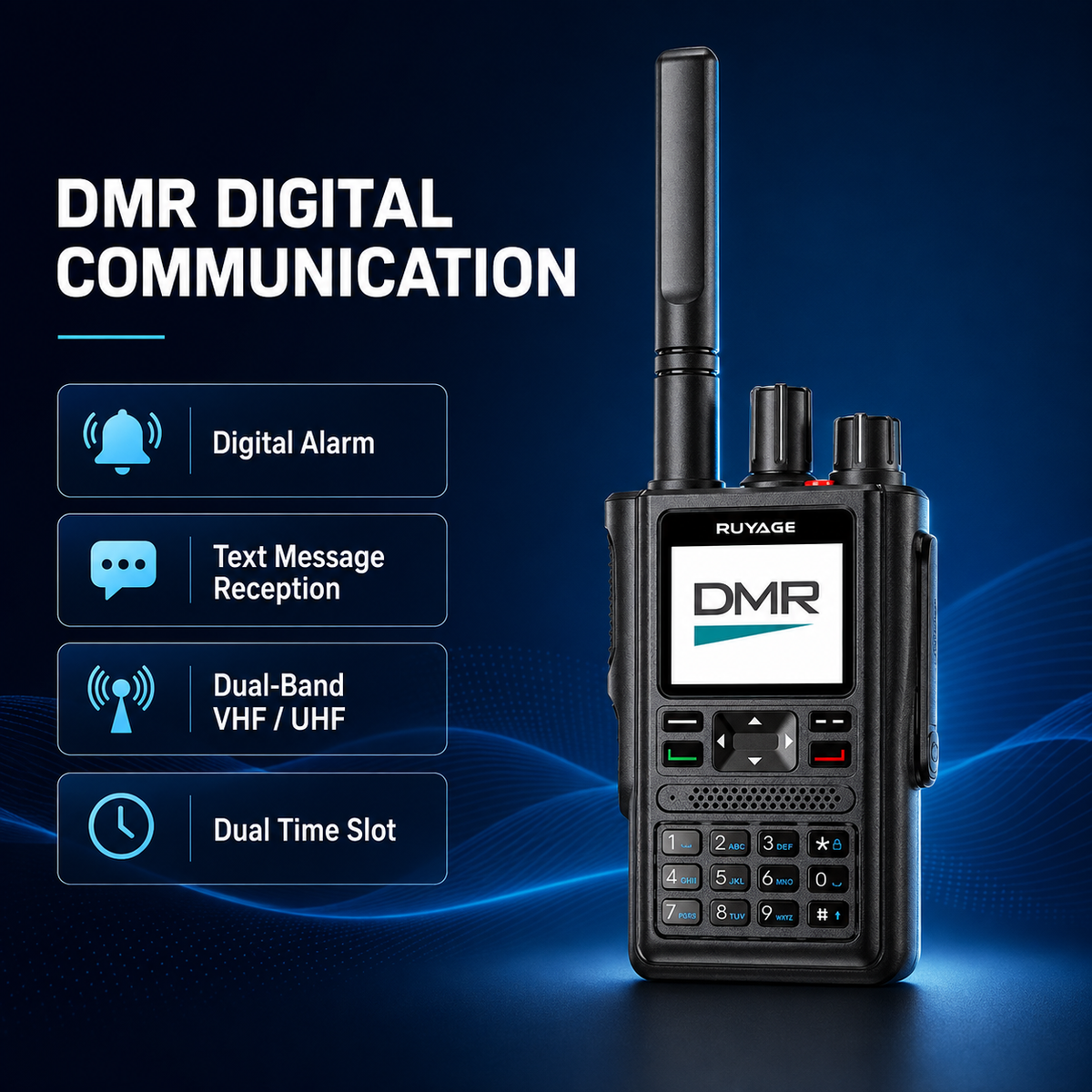 Ruyage Radio Digital Signal Walkie-Talkie(DP10)