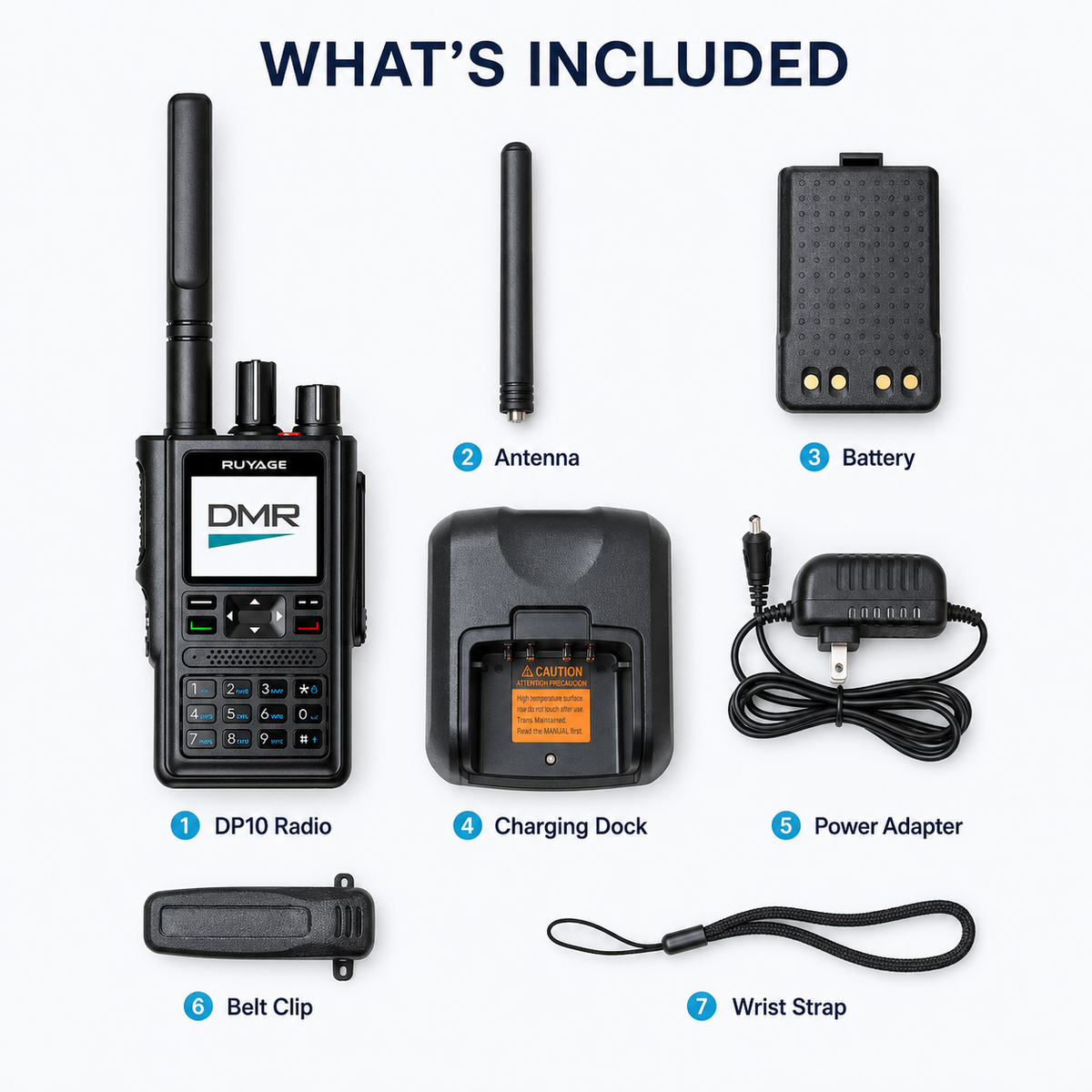 Ruyage Radio Digital Signal Walkie-Talkie(DP10)