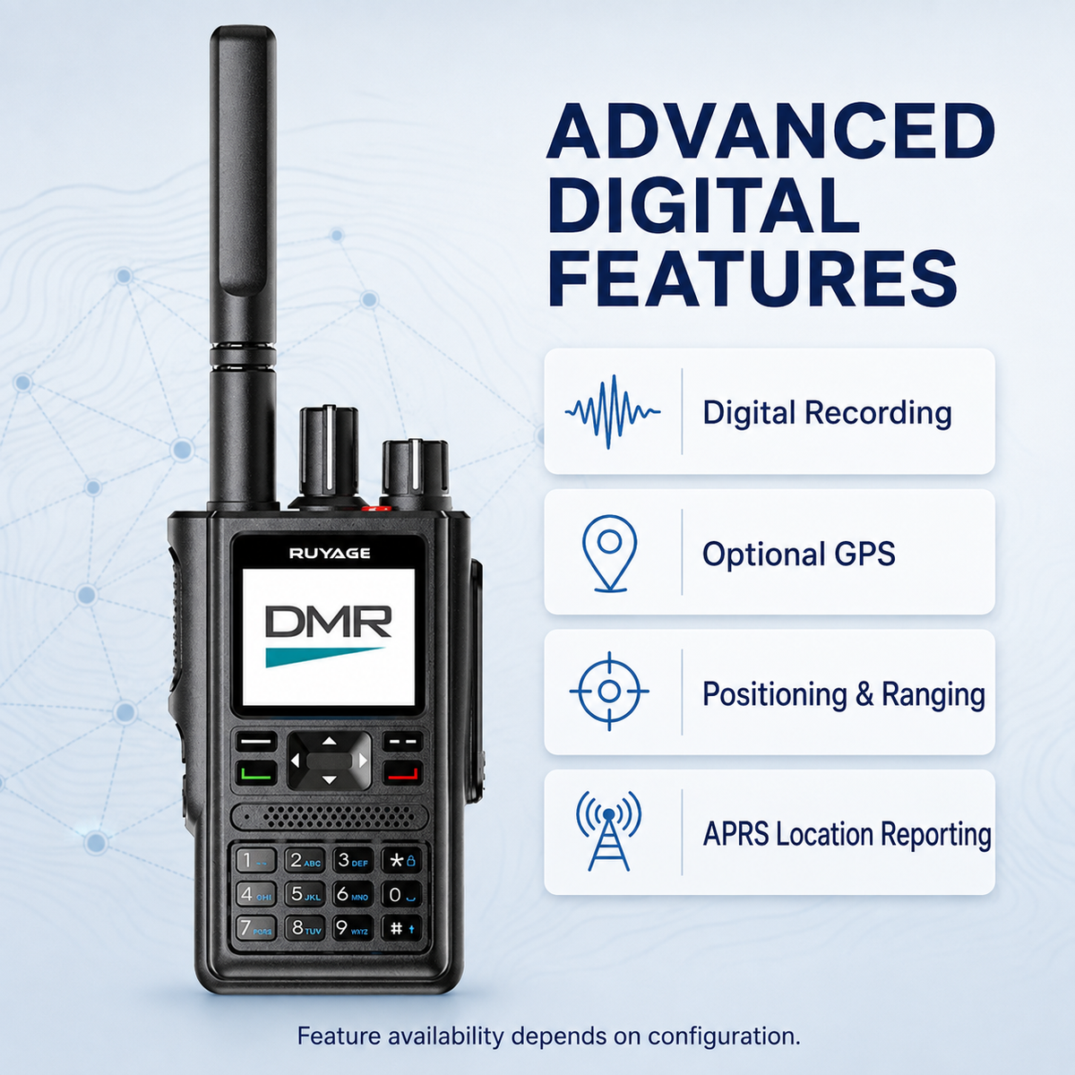 Ruyage Radio Digital Signal Walkie-Talkie(DP10)