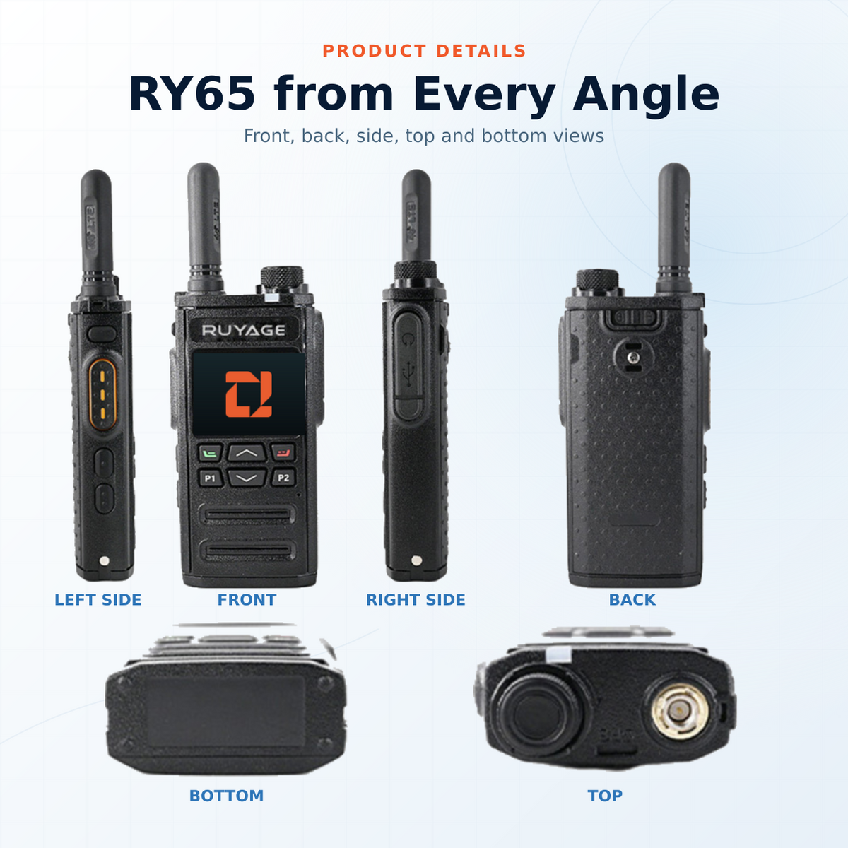 Ruyage Radio Zello Walkie-Talkie(RY65)