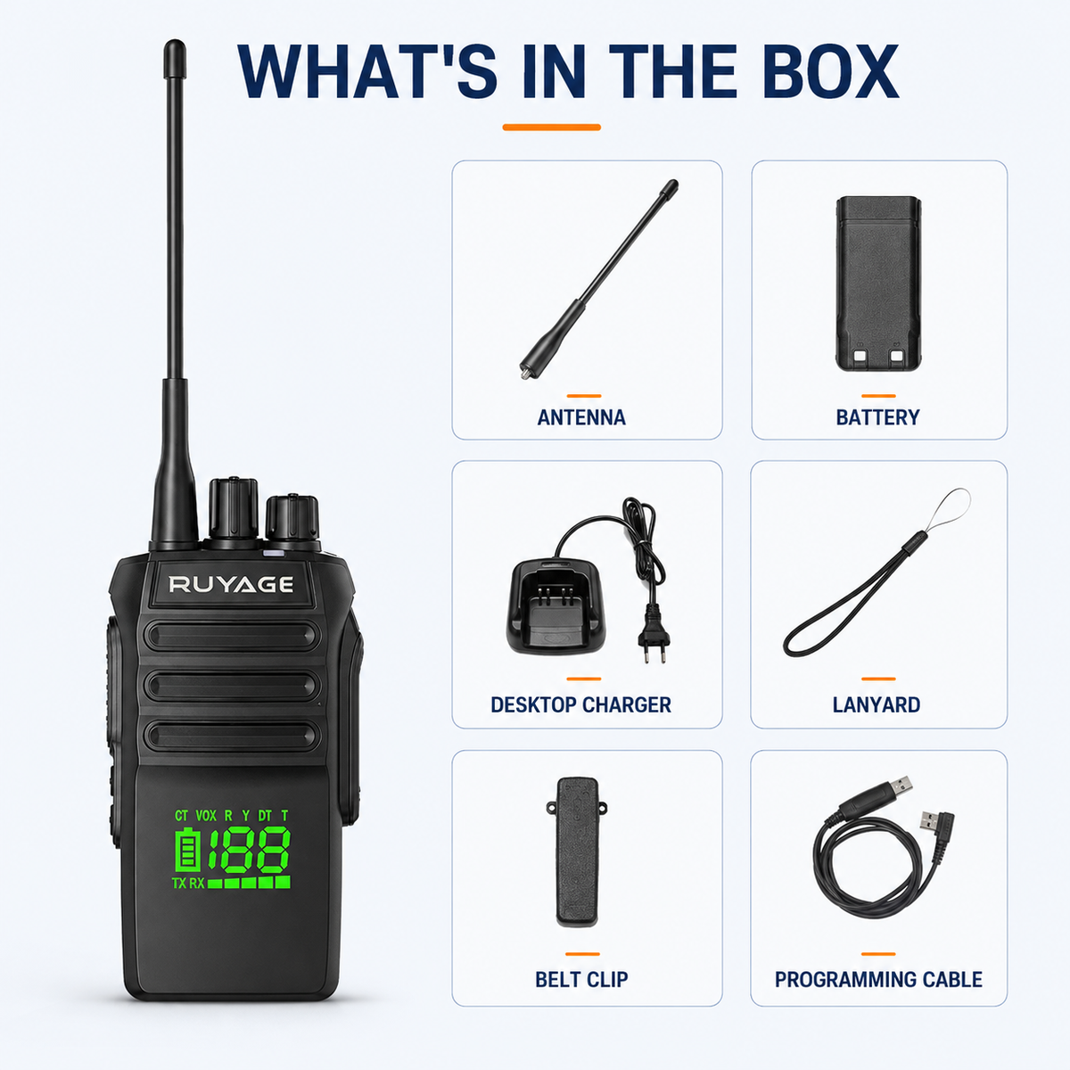 Ruyage Radio Waterproof Walkie-Talkie(T40)