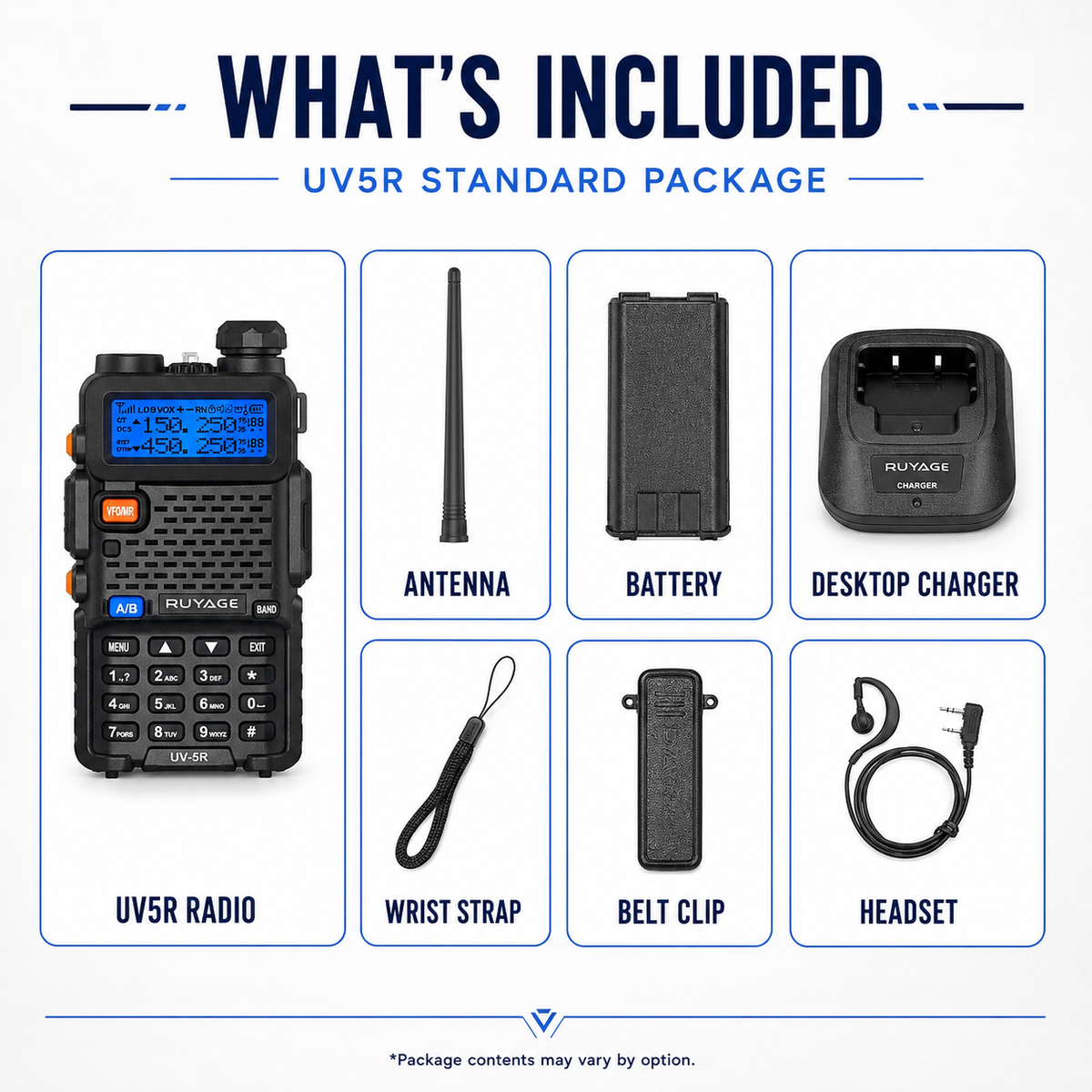 Ruyage Radio Analog Signal Walkie-Talkie(UV5R)