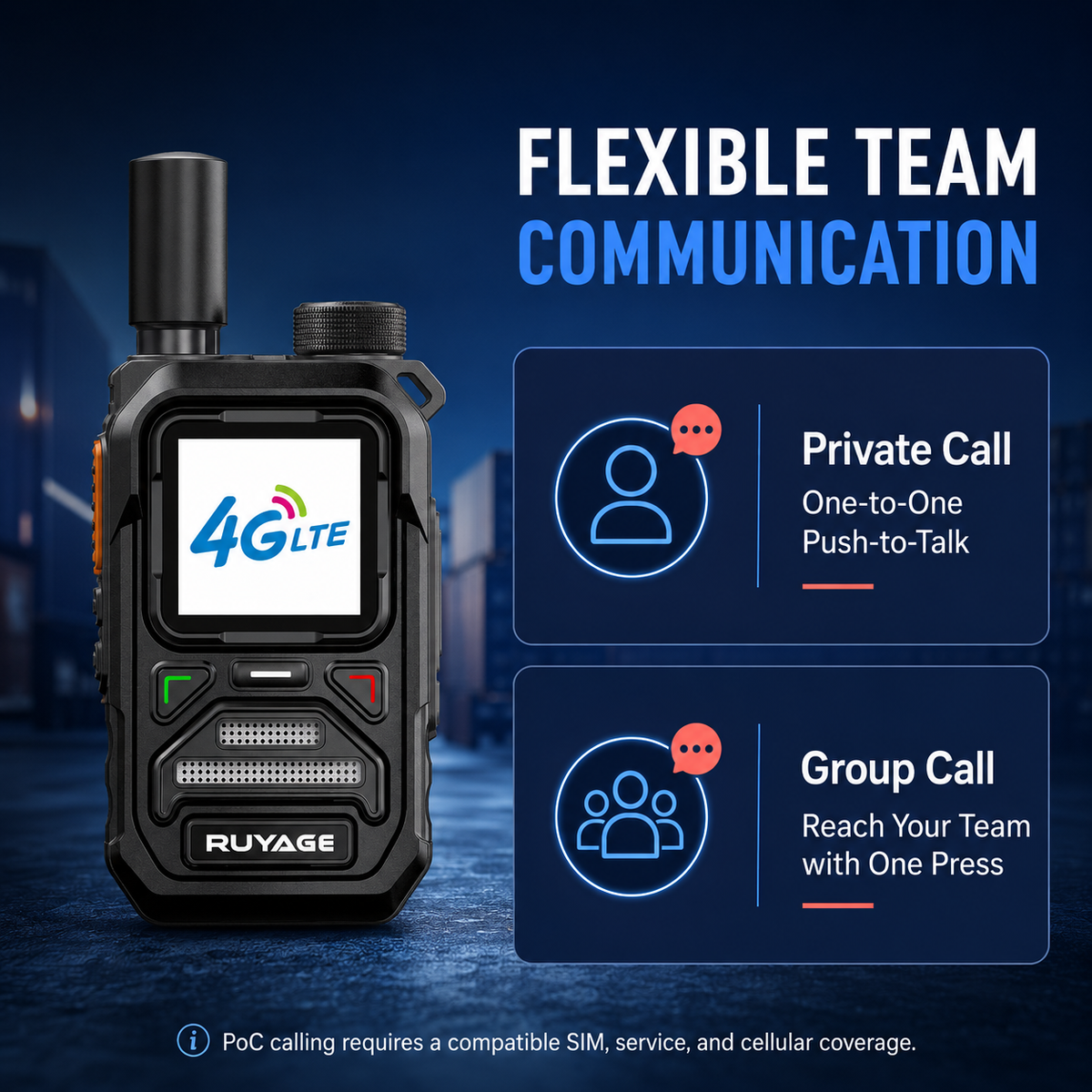 Ruyage Radio Nationwide PTT Walkie-Talkie(X10)