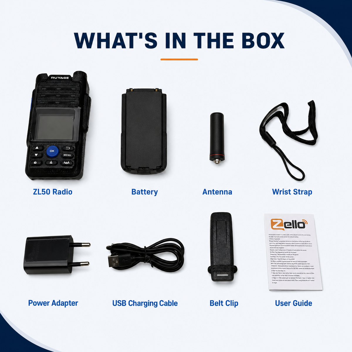 Ruyage Radio Zello Walkie-Talkie(ZL50)