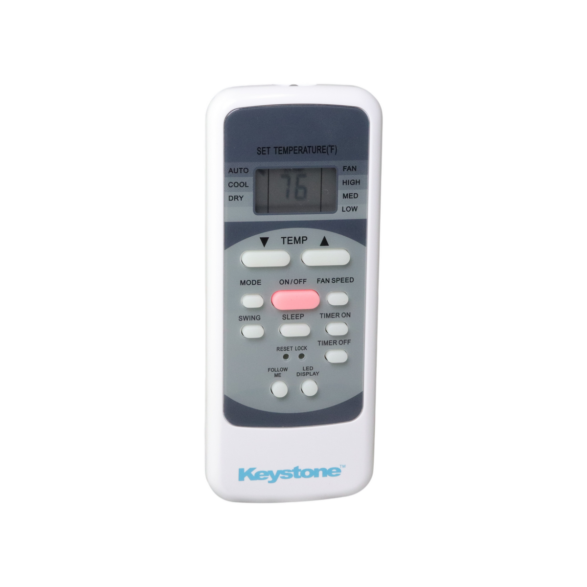 Midea 17317000A00661 Rg51i38/bgcefu-01 Keystone Air Conditioner Remote Control