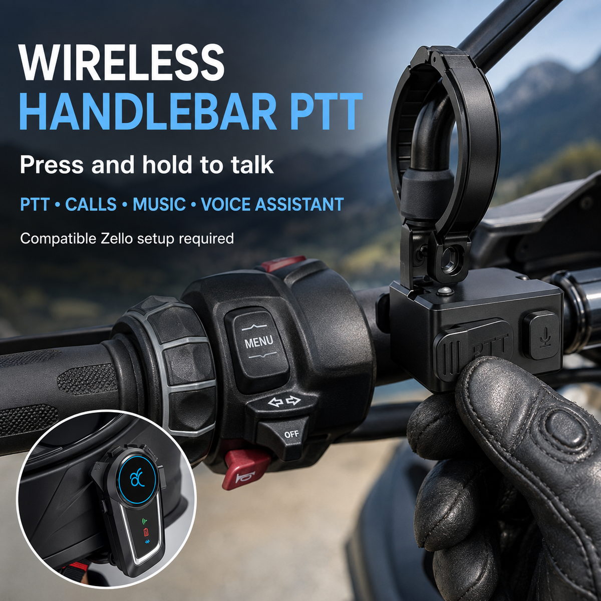 Ruyage Radio Motorcycle Helmet Headphones