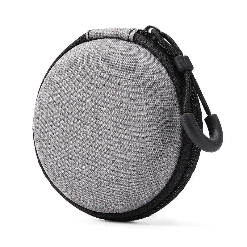 Portable Shockproof Headphone Case Earphone Bag Headset Storage Bag Hard Shell Earphone Accessories memory Card USB Cable