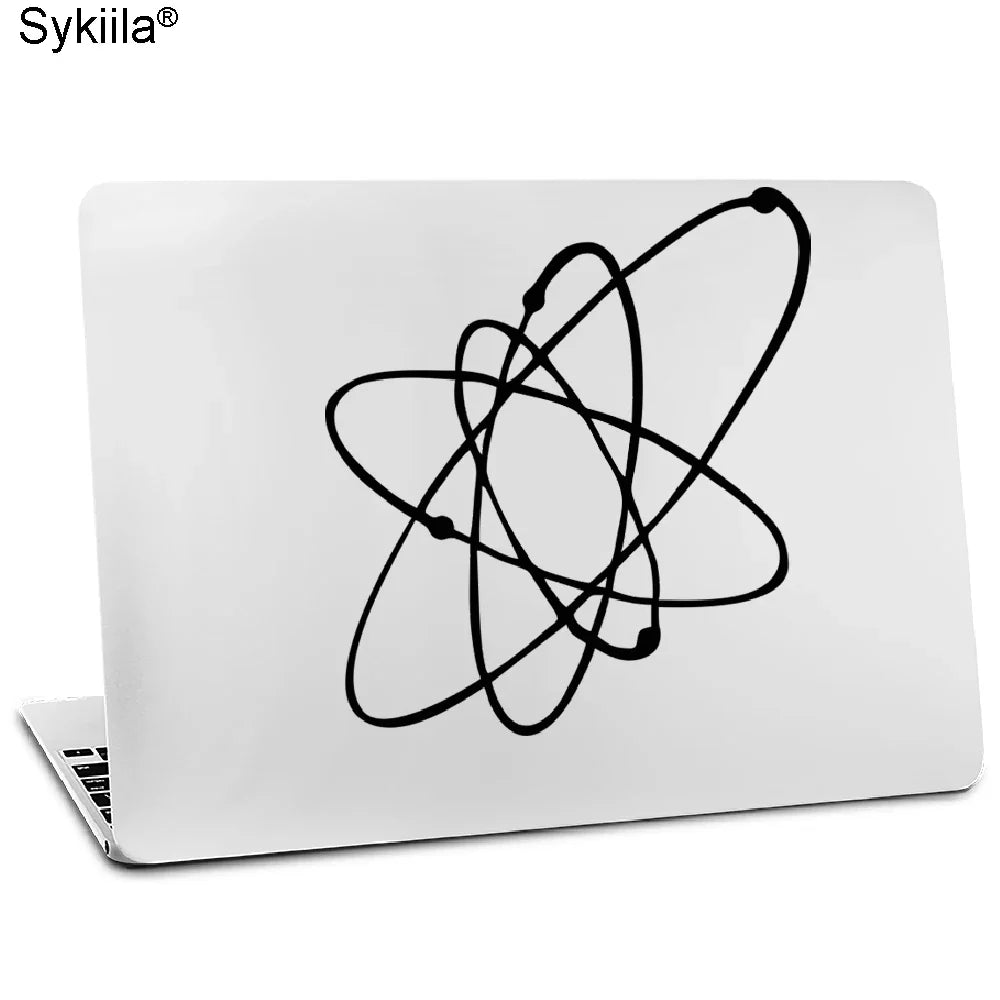 Vinyl Sticker for Macbook Pro 13 15 16 17 Skin Air 11 12 13 Retina Laptop Computer Notebook Tablet Decal Atom Nucleus Molecule