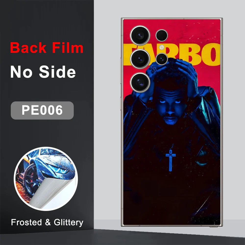 CASEKiTTY Skin Sticker For Galaxy S24 Ultra Back Film Samsung S23 FE S22 S21 Plus Protective Decal Wrap Back Screen Protector