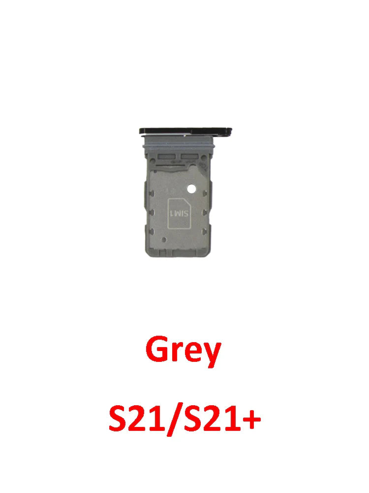 Phone Sim Card Tray For Samsung Galaxy S21 FE Plus Ultra S21+ New SIM Chip Slot Holder G990 G991 G996 G998 With Tool