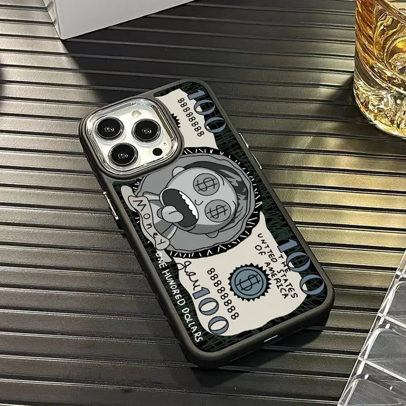 Bank Note Money Fun High Quality Phone Case For iPhone 16 15 14 13 Pro Max 13 12 11 Pro X XR XS MAX 7 8 Plus Fashion Cover Y2k