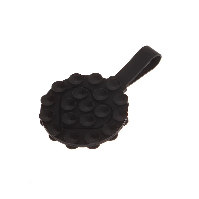 Silicone Suction Pad Double Sided For Mobile Phone Fixture Suction Cup Backed Adhesive Silicone Rubber Sucker Pad For Fixing