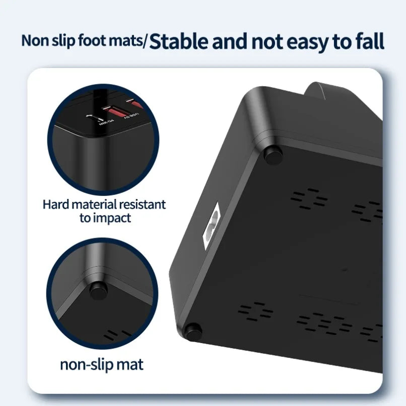 1100W GaN USB C Charger Station Fast Wireless Charging Type C QC3.0 PD3.0 100W Quick Charge For iPhone 16 Xiaomi Samsung Laptop
