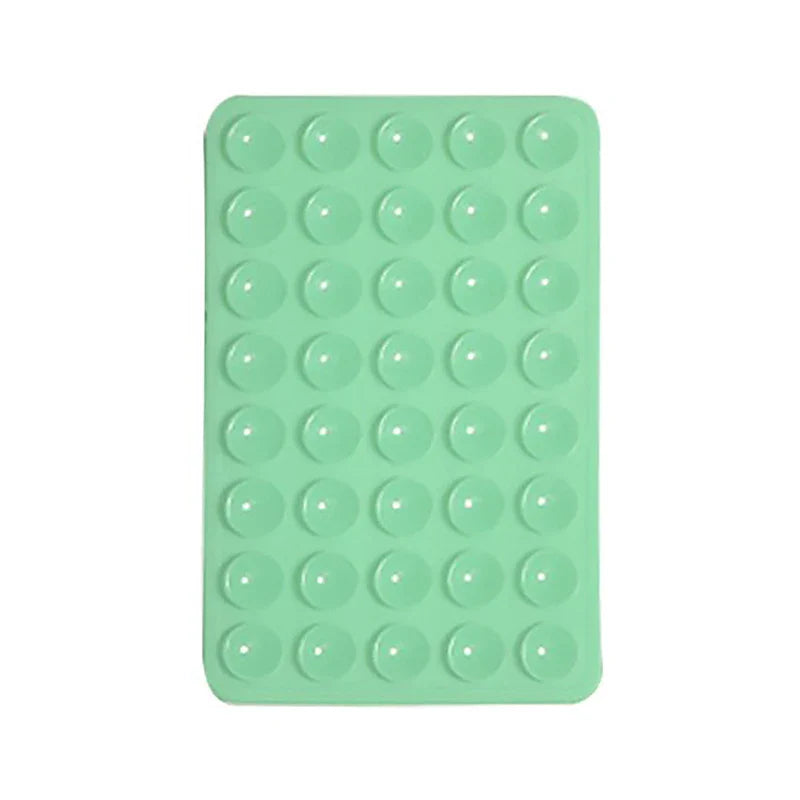 Silicone Suction Pad Double Sided For Mobile Phone Fixture Suction Cup Backed Adhesive Silicone Rubber Sucker Pad For Fixing