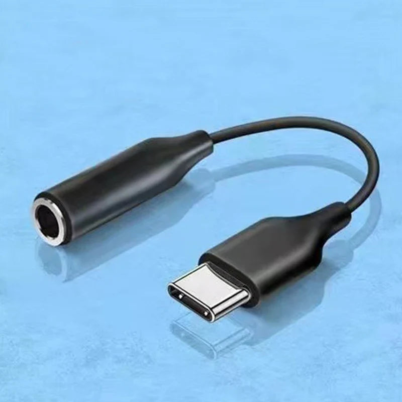 For Samsung A55 A35 A15 USB Type C To 3.5mm Jack Audio Cable Headphone Aux Adapter For Galaxy S24 S23 S22 S21 Ultra A53S A54 A34
