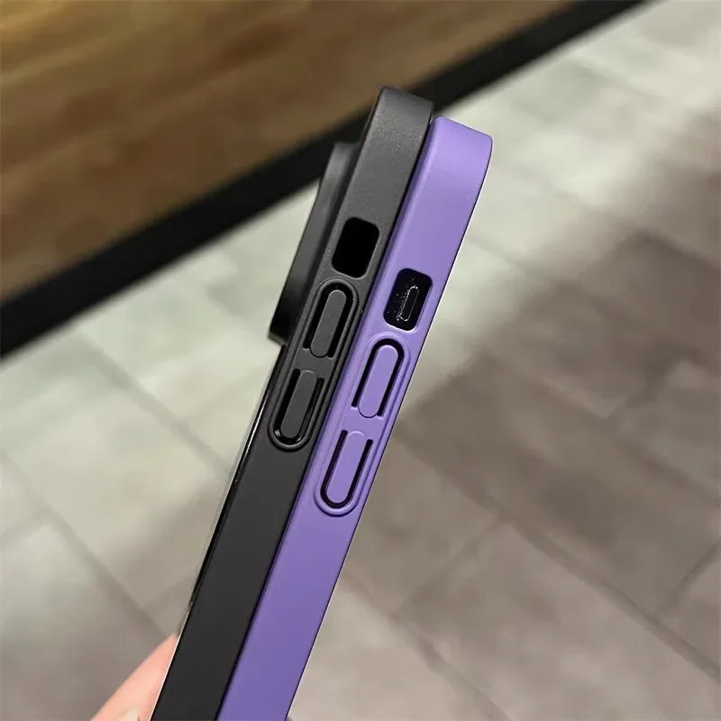 Luxury Frosted Solid Color Case For iPhone 17 16 Pro Max 17 Air 11 12 13 14 15 Plus For Magsafe Magnetic Camera Protection Cover