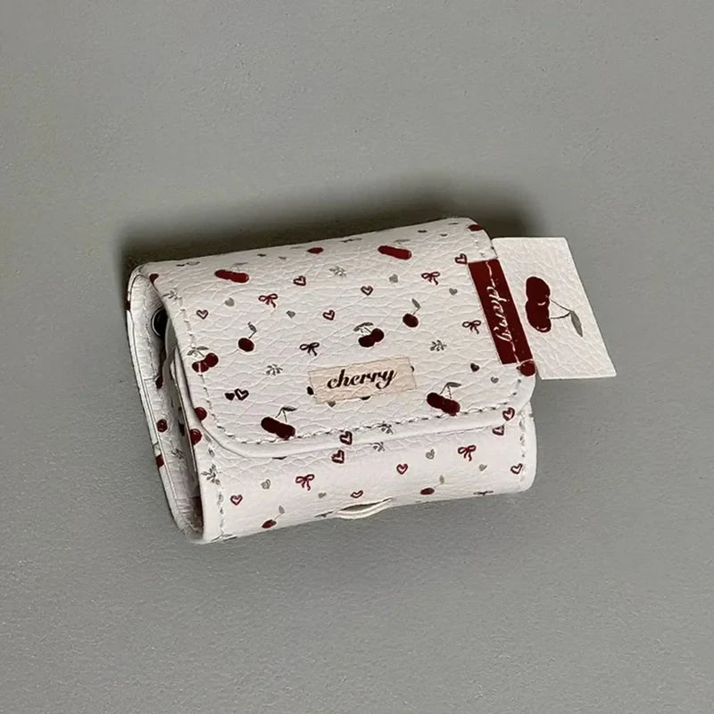Cherry Is Suitable For Airpods Pro Headphone Case Airpods 1 2nd Generation Protective Case With Pendant Airpods 3rd Generation