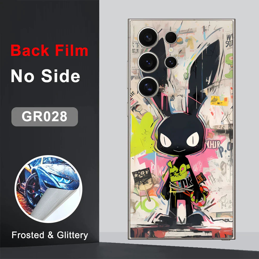 CASEKiTTY Skin Sticker For Galaxy S24 Ultra Back Film Samsung S23 FE S22 S21 Plus Protective Decal Wrap Back Screen Protector
