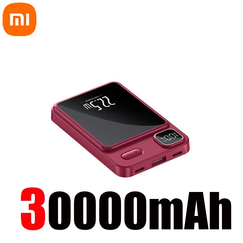 Xiaomi 50000mAh Wireless Magnetic Power Bank Portable Fast Charging External Battery for Magsafe Android iPhone 13 14 15 Samsung