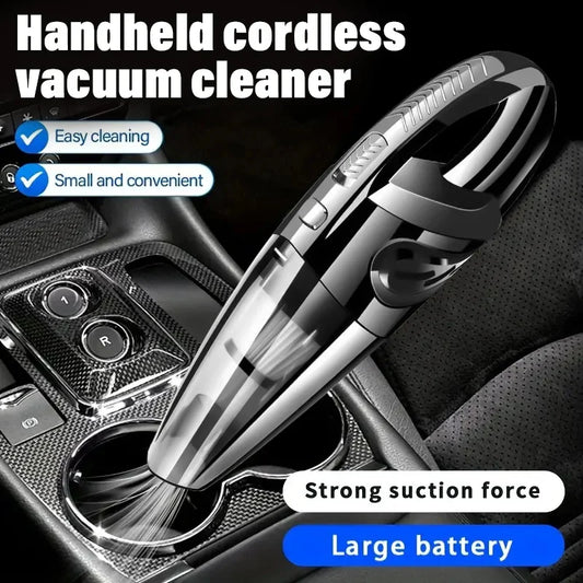 Portable wireless vacuum cleaner, multi-function car and home dual-use, rechargeable and long-lasting battery life, strong sucti
