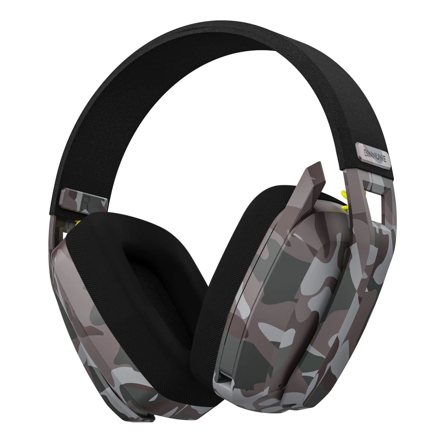 BINNUNE BW06 2.4GHz Wireless Gaming Headset with Mic for PS5 PS4 PC Mac Playstation Bluetooth Gaming headphone with Microphone