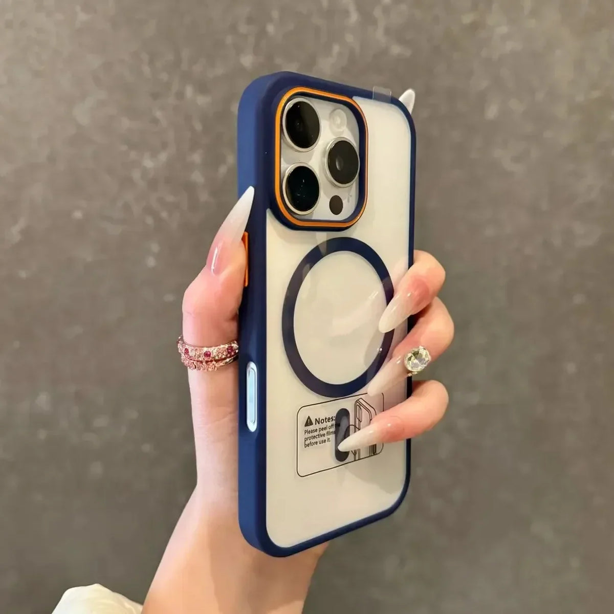 Luxury Transparent Magsasfe Case for iPhone 17 16 15 14 13 12 11 Pro Max Color Bumper Shockproof Magnet Wireless Charge Cover