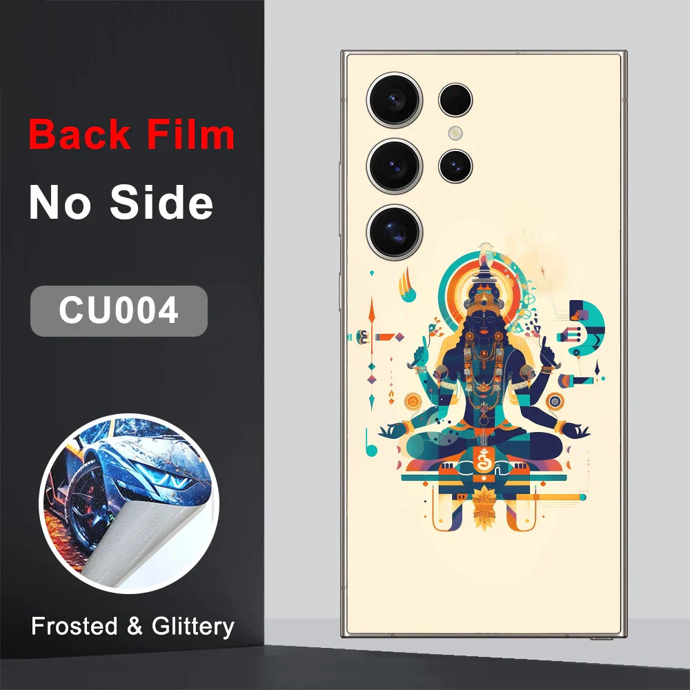 CASEKiTTY Skin Sticker For Galaxy S24 Ultra Back Film Samsung S23 FE S22 S21 Plus Protective Decal Wrap Back Screen Protector