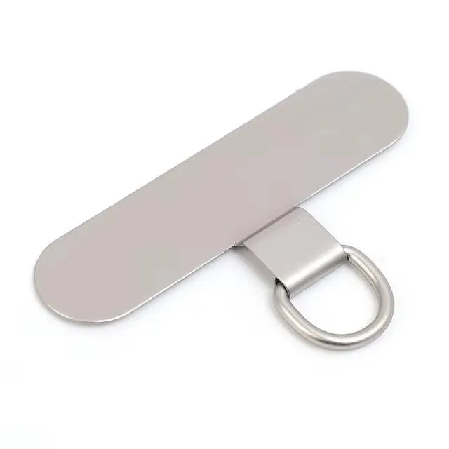 4/2/1PCS Universal Metal Phone Tether Tab Ultra-thin Stainless Steel Replacement Phone Lanyard Straps Cards Hanging Cord Tab