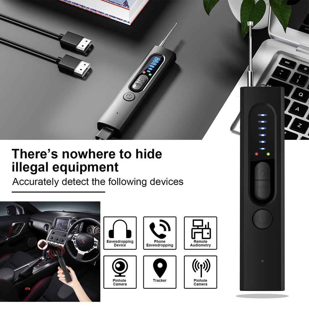 Wireless Signal & Hidden Camera Detector - Anti-Spy Bug Detector Device