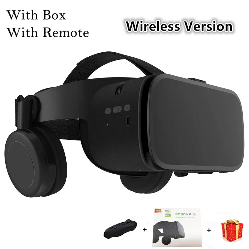 Bobo VR Bobovr Z6 Virtual Reality Glasses Bluetooth Headset 3D Viar Devices Helmet Lenses Goggle For Smartphone Phone Smart Game