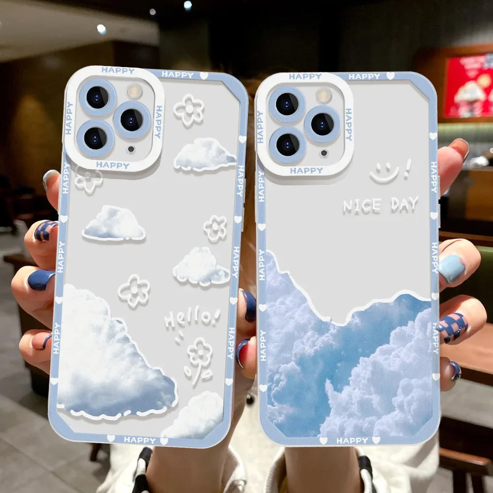 Clear Case For Samsung S23 Ultra S22 Plus S21 S20 FE A54 5G A53 A52S A33 A13 A14 A12 A21S A22 A23 A32 4G A50 A51 M14 Back Cover