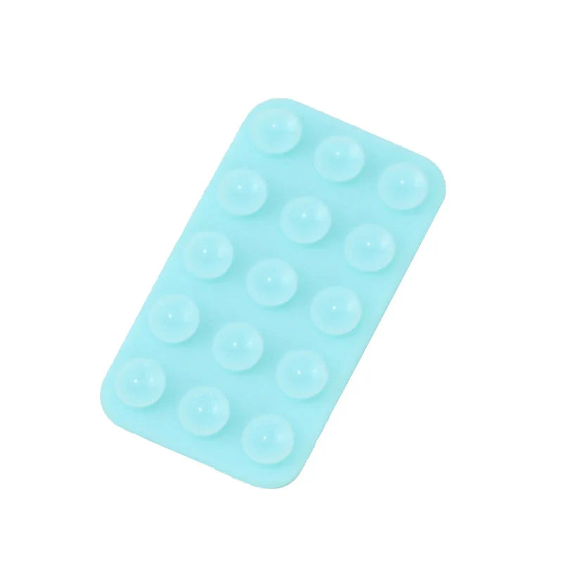 Silicone Suction Pad Double Sided For Mobile Phone Fixture Suction Cup Backed Adhesive Silicone Rubber Sucker Pad For Fixing