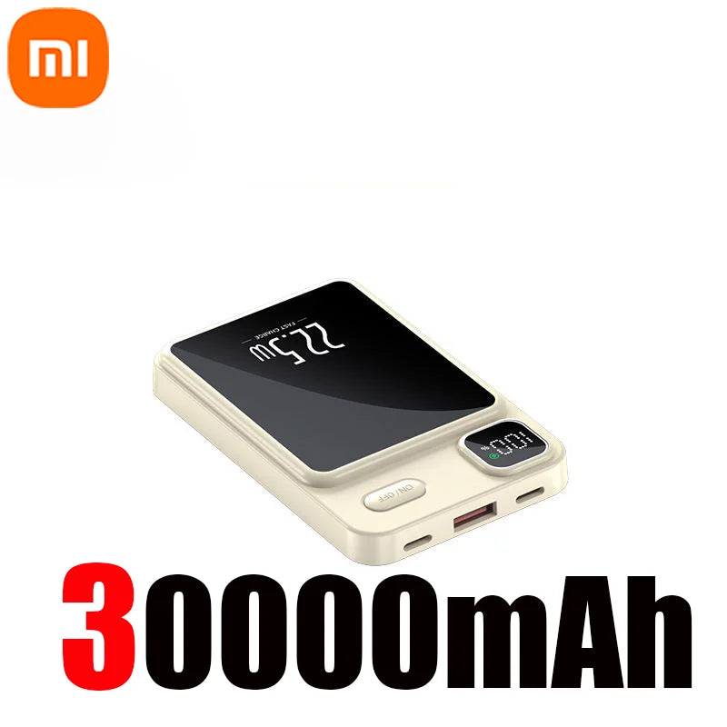 Xiaomi 50000mAh Wireless Magnetic Power Bank Portable Fast Charging External Battery for Magsafe Android iPhone 13 14 15 Samsung