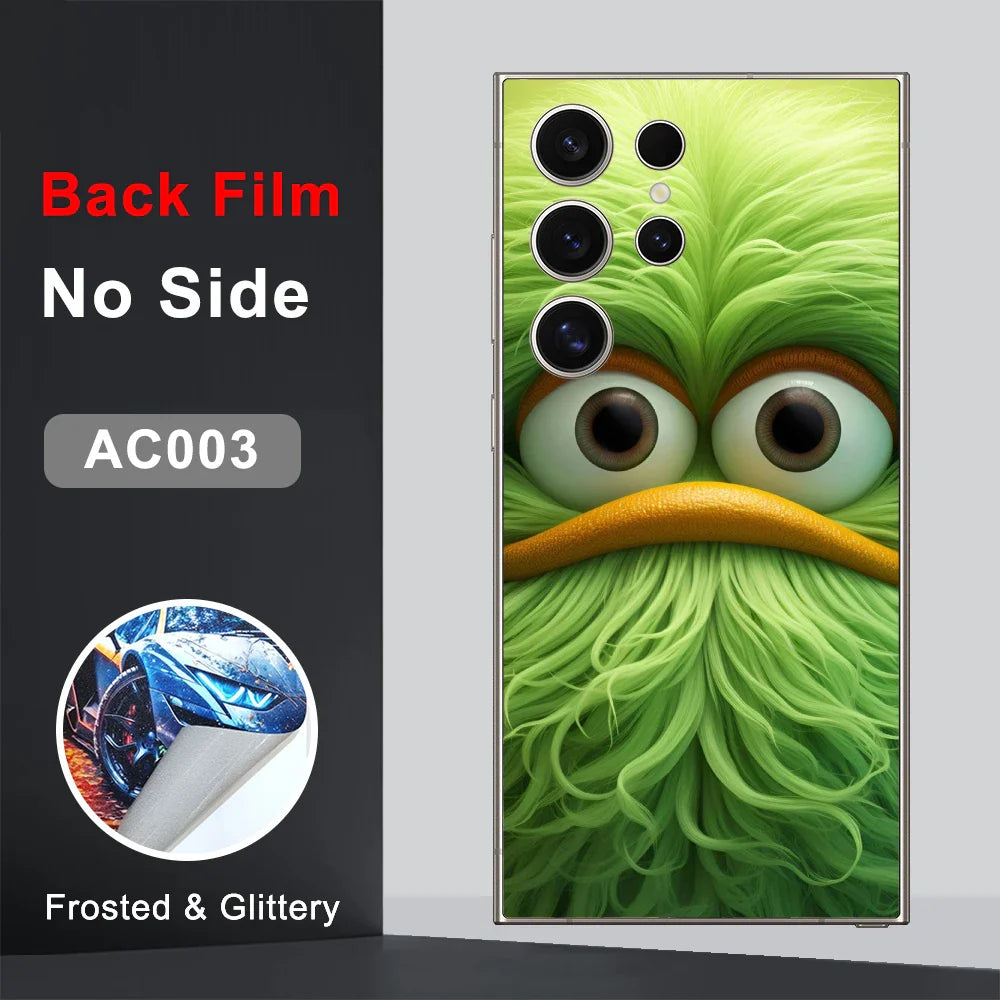 CASEKiTTY Skin Sticker For Galaxy S24 Ultra Back Film Samsung S23 FE S22 S21 Plus Protective Decal Wrap Back Screen Protector