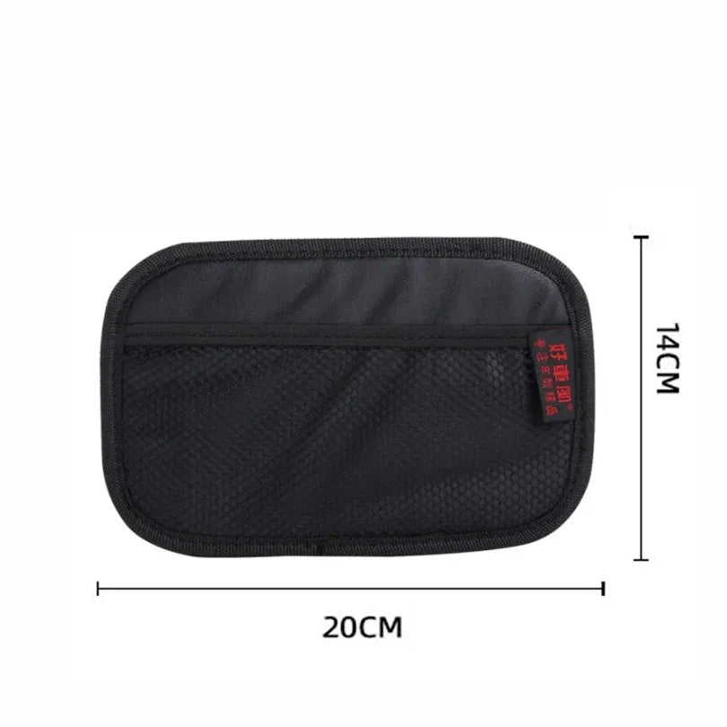 Car Storage Bag Oxford Fabric Mesh Nets Auto Organizer Car Door Dashboard Seat Back Net Pocket Car Interior Stowing Tidying Kit