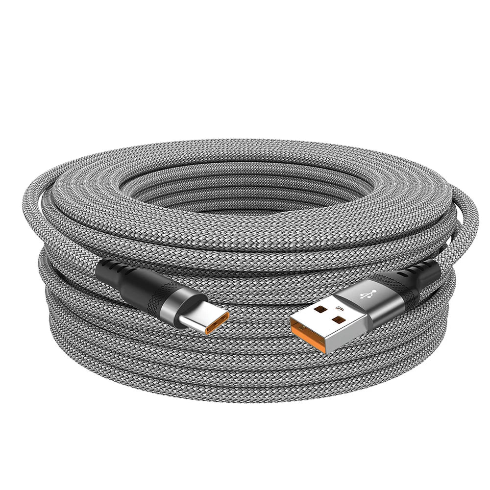 6A USB TYPE C/Micro USB Fast Charge Cable 3m 5 Meters USB C Android Extend Charging Cable for Huawei Samsung Xiaomi OPPO OnePlus