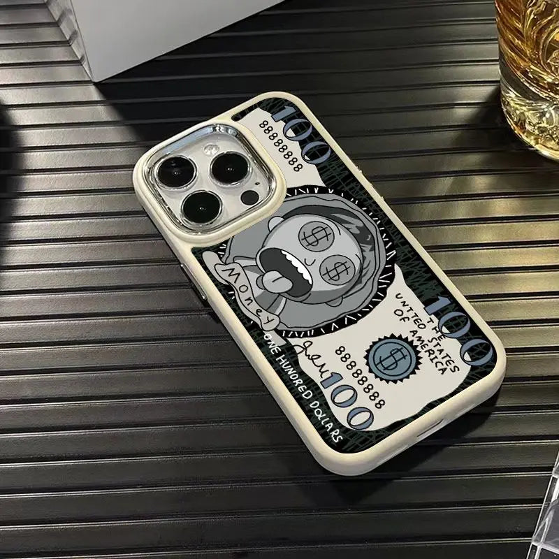 Bank Note Money Fun High Quality Phone Case For iPhone 16 15 14 13 Pro Max 13 12 11 Pro X XR XS MAX 7 8 Plus Fashion Cover Y2k