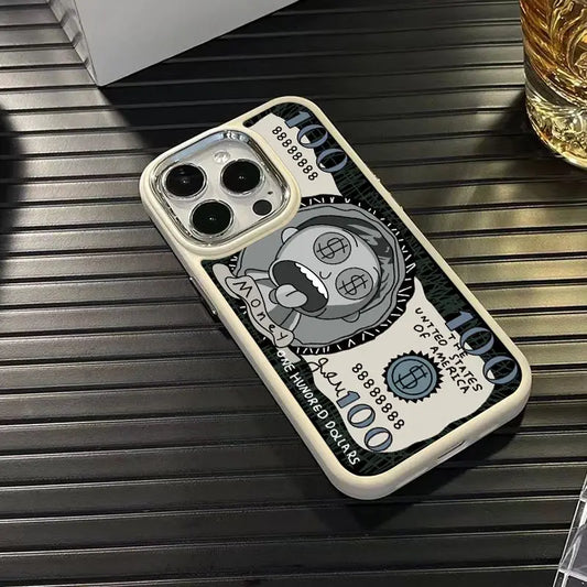 Bank Note Money Fun High Quality Phone Case For iPhone 16 15 14 13 Pro Max 13 12 11 Pro X XR XS MAX 7 8 Plus Fashion Cover Y2k