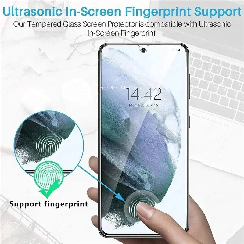 3PCS Full Screen Protector for Samsung Galaxy S25 S24 S23 Ultra S22 S21 Plus Tempered Glass For Samsung Note 20 10 8 9 S10 S9 S8