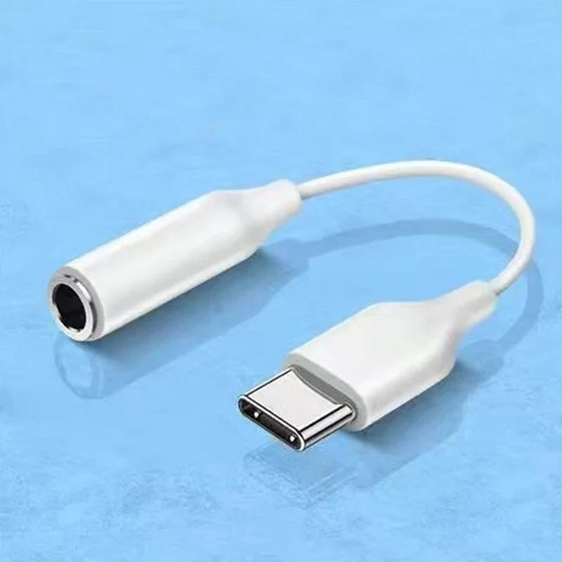For Samsung A55 A35 A15 USB Type C To 3.5mm Jack Audio Cable Headphone Aux Adapter For Galaxy S24 S23 S22 S21 Ultra A53S A54 A34